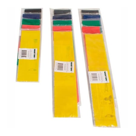 Fabrication Enterprises CanDo Exercise Band Loop Exerciser, 3 Size Set -10", 15", 30"), 5 Color Set 1442618